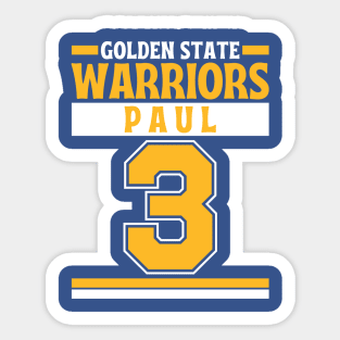 Golden State Warriors Paul 3 Limited Edition Sticker